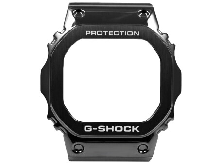 Bezel Casio acier inoxydable noir G-Shock x Porter...