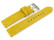 Bracelet montre cuir Veluro jaune sans coussinet 18mm 20mm 22mm 24mm