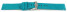 Bracelet montre cuir Veluro turquoise sans coussinet 18mm 20mm 22mm 24mm