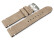 Bracelet montre cuir Vintage brun clair sans rembourrage 20mm 22mm 24mm