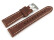 Bracelet montre cuir marron clair Miami sans rembourrage 20mm 22mm 24mm 26mm