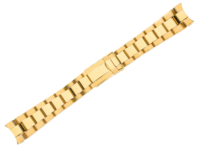 Bracelet De Montre Acier Doré - Largeur 20 Mm - Neuf De Stock (sans Marque)
