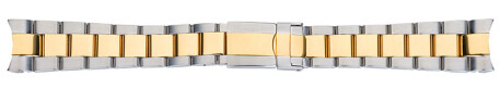 Bracelet de montre-massif-entrecorne 20 mm - bicolore
