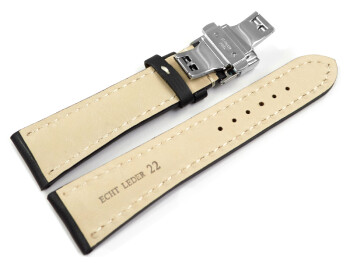 Bracelet montre - rembourrage épais - veau lisse...