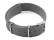 Bracelet montre NATO en cuir de veau gris 18mm 20mm 22mm 24mm