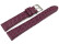 Bracelet montre cuir de veau modèle Safari aubergine 12mm 14mm 16mm 18mm 20mm 22mm