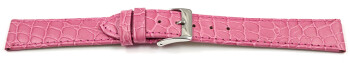 Bracelet montre cuir de veau modèle Safari Rose 12mm 14mm...