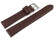 Bracelet montre cuir de veau modèle Safari brun foncé 12mm 14mm 16mm 18mm 20mm 22mm