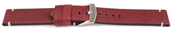 Bracelet montre à dégagement rapide cuir Vintage plust sans rembourrage 20mm 22mm 24mm
