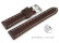 Bracelet montre à dégagement rapide cuir marron Miami sans rembourrage 20mm 22mm 24mm 26mm