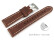 Bracelet montre à dégagement rapide cuir marron clair Miami sans rembourrage 20mm 22mm 24mm 26mm