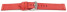 Bracelet montre à dégagement rapide cuir Veluro rouge sans coussinet  18mm 20mm 22mm 24mm
