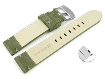 Bracelet montre à dégagement rapide cuir...