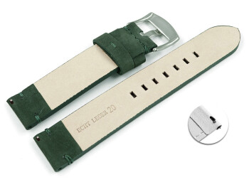 Bracelet montre à dégagement rapide cuir...