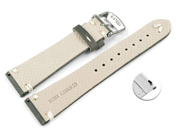 Bracelet montre à dégagement rapide gris...