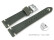 Bracelet montre à dégagement rapide gris foncé en cuir modèle Fresh 18mm 19mm 20mm 22mm