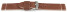 Bracelet montre à dégagement rapide marron en cuir très souple modèle Bari 20mm 22mm 24mm 26mm