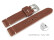 Bracelet montre à dégagement rapide marron en cuir très souple modèle Bari 20mm 22mm 24mm 26mm
