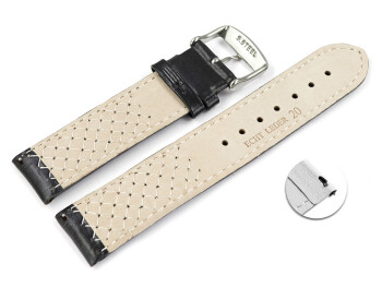 Bracelet montre à dégagement rapide cuir...