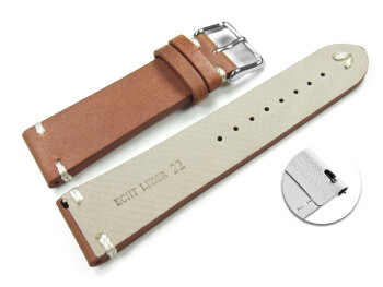 Bracelet montre à dégagement rapide cuir...
