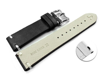 Bracelet montre à dégagement rapide cuir...