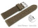 Bracelet montre à dégagement rapide brun vieilli cuir vachette modèle Soft Vintage 18mm 20mm 22mm