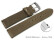 Bracelet montre à dégagement rapide brun vieilli cuir vachette modèle Soft Vintage 18mm 20mm 22mm