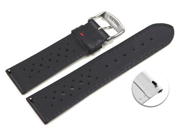 Bracelet montre à dégagement rapide cuir de...