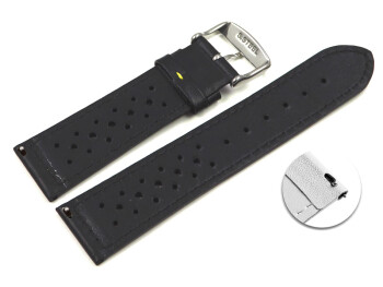 Bracelet montre à dégagement rapide cuir de...
