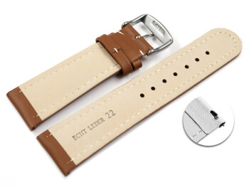 Bracelet montre à dégagement rapide cuir...
