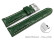 Bracelet montre à dégagement rapide rembourrage épais grain croco vert 18mm 20mm 22mm 24mm