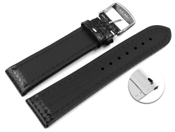 Bracelet montre à dégagement rapide Carbone...