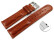 Bracelet montre à dégagement rapide Bark Cuir de veau véritable marron 18mm 20mm 22mm 24mm