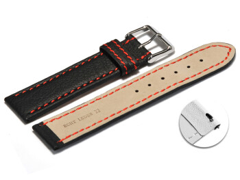 Bracelet montre à dégagement rapide noir...