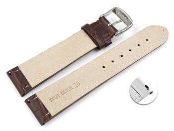 Bracelet montre à dégagement rapide cuir de...