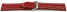 Bracelet montre à dégagement rapide cuir de veau grain croco rouge 18mm 20mm 22mm 24mm 26mm 28mm