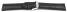 Bracelet montre à dégagement rapide cuir de veau grain croco noir 18mm 20mm 22mm 24mm 26mm 28mm