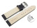 Bracelet montre à dégagement rapide cuir de veau grain croco noir 18mm 20mm 22mm 24mm 26mm 28mm