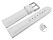 Bracelet montre à dégagement rapide cuir de veau grain croco blanc 18mm 20mm 22mm 24mm 26mm 28mm