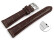 Bracelet montre à dégagement rapide grain croco marron 17mm 19mm 20mm 21mm 22mm 23mm