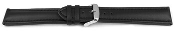 Bracelet montre à dégagement rapide cuir de veau lisse noir XL 18mm 20mm 22mm 24mm 26mm