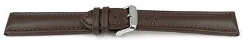 XL Bracelet montre à dégagement rapide cuir de veau lisse marron TiT 18mm 20mm 22mm 24mm 26mm
