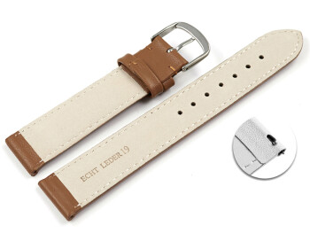 Bracelet montre à dégagement rapide brun...