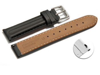 Bracelet montre à dégagement rapide cuir...
