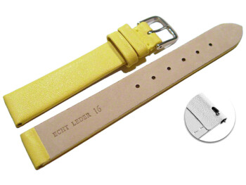 Bracelet montre à dégagement rapide jaune...