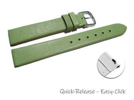 Bracelet montre à dégagement rapide vert...