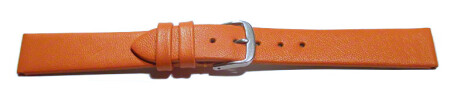 Bracelet montre à dégagement rapide orange lisse 12mm 14mm 16mm 18mm 20mm 22mm