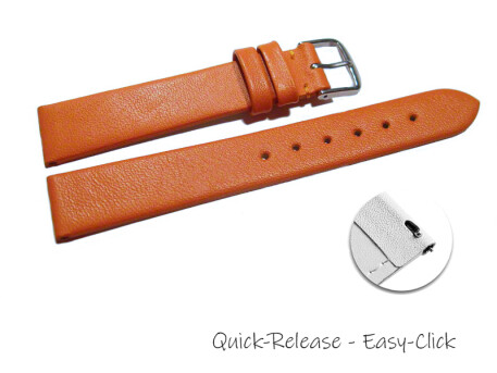 Bracelet montre à dégagement rapide orange...