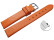 Bracelet montre à dégagement rapide orange lisse 12mm 14mm 16mm 18mm 20mm 22mm