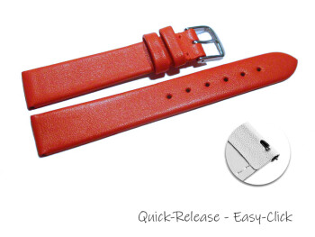 Bracelet montre à dégagement rapide rouge lisse 12mm 14mm 16mm 18mm 20mm 22mm